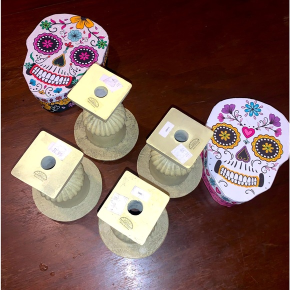 NWT’s Lancaster Market Set of 4 Candle🕯Holder’s &/Or Set of 4 Mini Planter’s🪴 - Picture 11 of 16